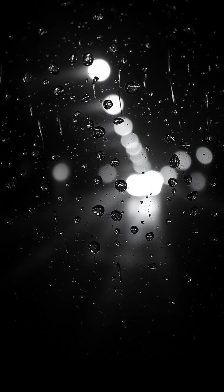iPhone Night Car Rain Captivating Wallpaper Copyright-Free Stock Image